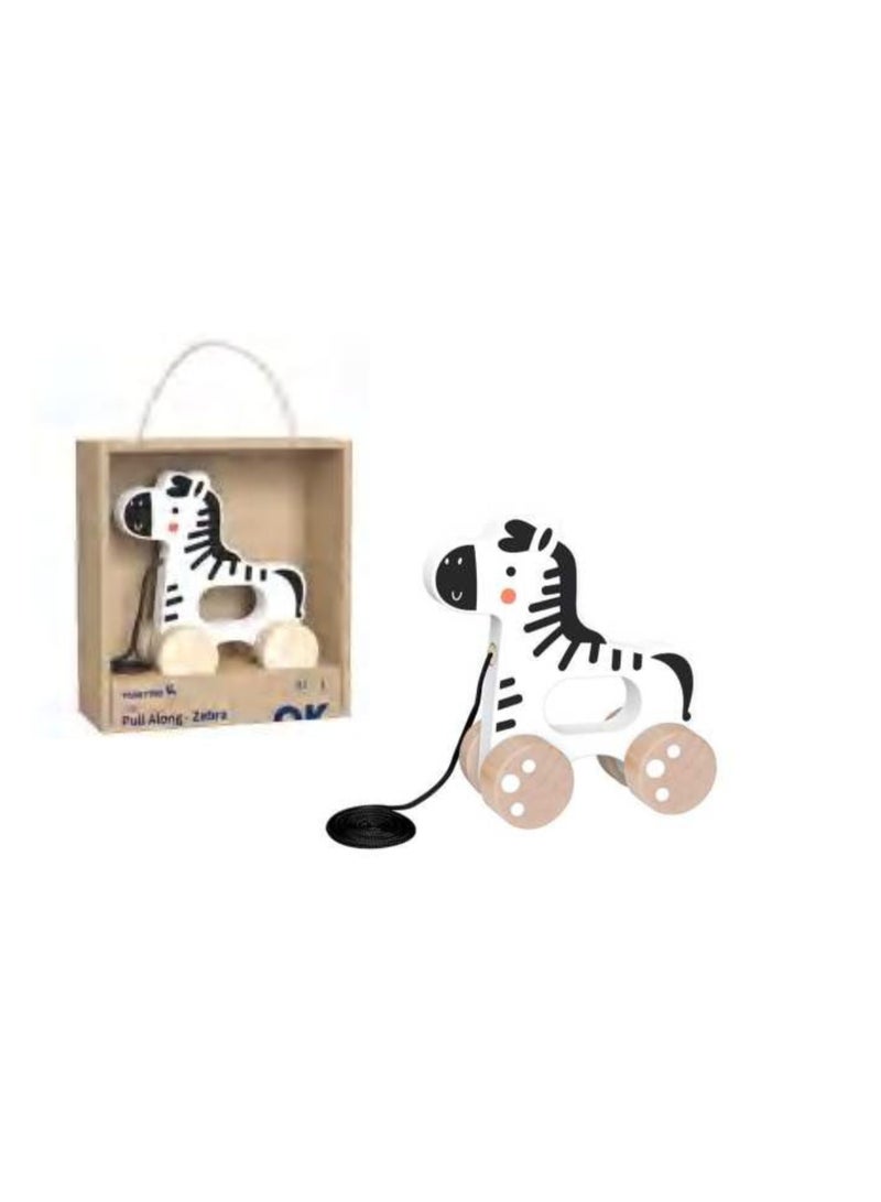 Tooky Toy Pull Along – Zebra - Image 3